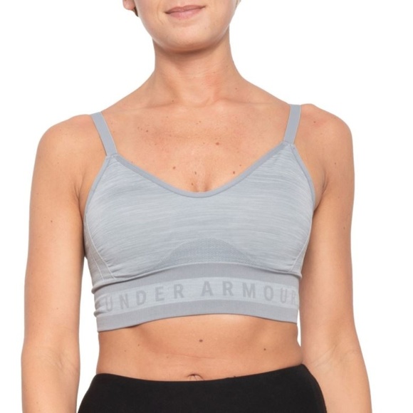 Under Armour Seamless Longline Sport Bra - NEW - Picture 2 of 9